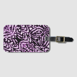Etiqueta Para Maletas Jungla púrpura