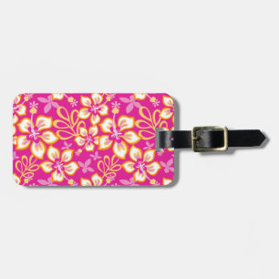 ETIQUETA PARA MALETAS JUNGLE SURF (COMBO DE COLOR ROSA CALIENTE) ETIQUET