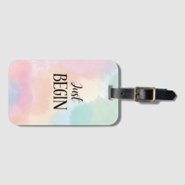 Etiqueta Para Maletas Just Begin