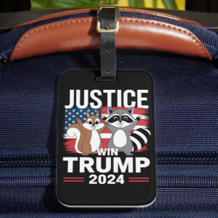 Etiqueta Para Maletas Justicia Para Peanut Gana Trump 2024