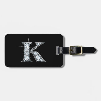 Etiqueta Para Maletas K "Diamond Bling" Luggage Tag