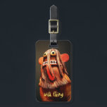 Etiqueta Para Maletas Kachina Doll Face Photo Wild Thing Cute Funny en G<br><div class="desc">¿Quién puede resistir una cara como esta? Conéctate con tu hijo salvaje interno mientras usas este lindo y colorido personaje, etiqueta de equipaje fotográfico. Hace un gran regalo para alguien especial! Puede personalizar fácilmente esta etiqueta de equipaje además de ofrecer personalización en cualquier producto. Por favor, envíame cualquier pregunta o...</div>