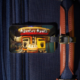 Etiqueta Para Maletas Kachina Doll Photo Adventure espera diversión