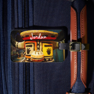 Etiqueta Para Maletas Kachina Doll Wood Face Foto Nombre personalizado C