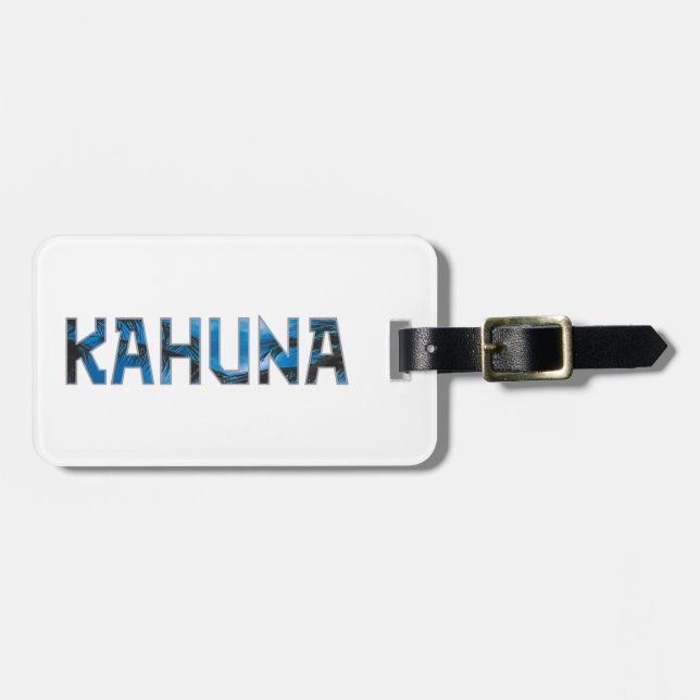 Etiqueta Para Maletas Kahuna (Frente Horizontal)