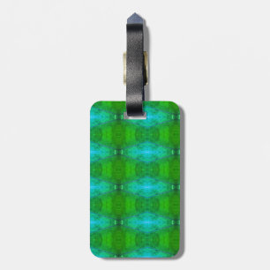 Etiqueta Para Maletas Kale Ikat Greenleaf