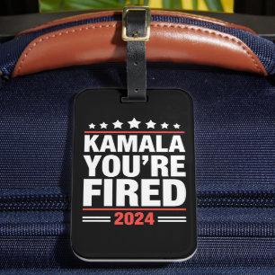 Etiqueta Para Maletas Kamala Fuera Kamala Harris 2024