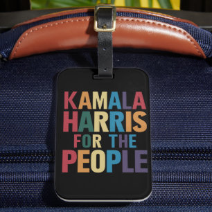 Etiqueta Para Maletas Kamala Harris por el presidente del Orgullo Gay LG