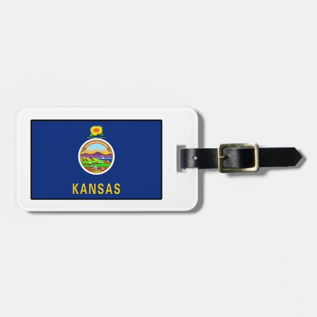 Etiqueta Para Maletas Kansas (Frente Horizontal)
