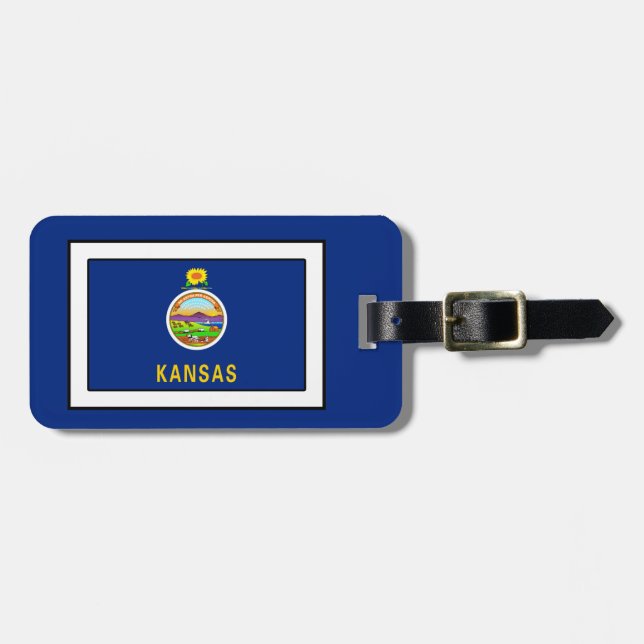 Etiqueta Para Maletas Kansas (Frente Horizontal)