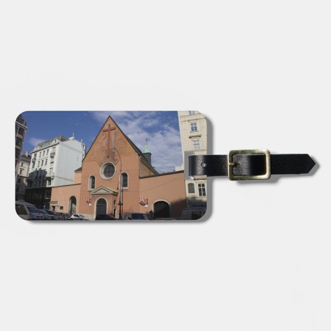 Etiqueta Para Maletas Kapuzinerkirche, Wien Österreich (Frente Horizontal)