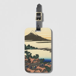 Etiqueta Para Maletas Katsushika Hokusai Dawn en la provincia de Kai