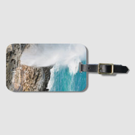 Etiqueta Para Maletas Kauai Aqua Océano Spouting Horn Poipu 