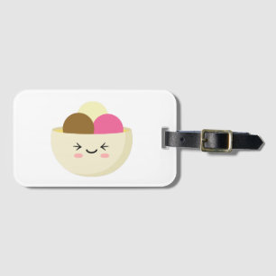 Etiqueta Para Maletas Kawaii Ice Cream