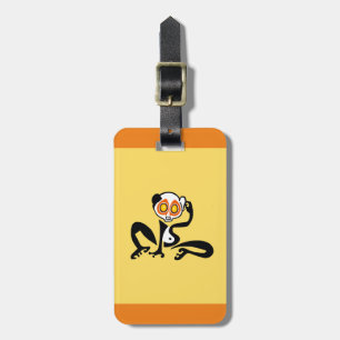 Etiqueta Para Maletas Kawaii - LORIS lento - Amarillo