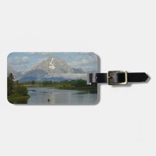 Etiqueta Para Maletas Kayak en el parque nacional de Grand Teton