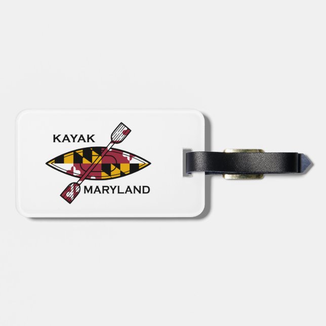 Etiqueta Para Maletas Kayak Maryland (Atrás Horizontal)