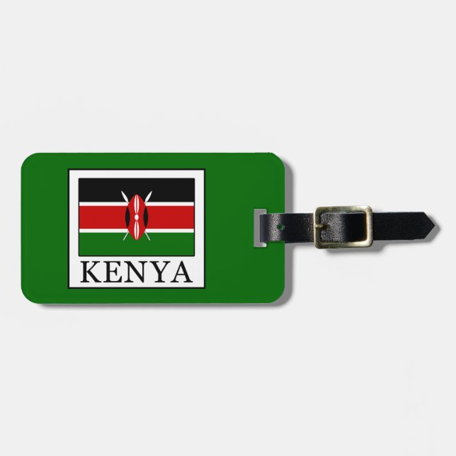 Etiqueta Para Maletas Kenia (Frente Horizontal)