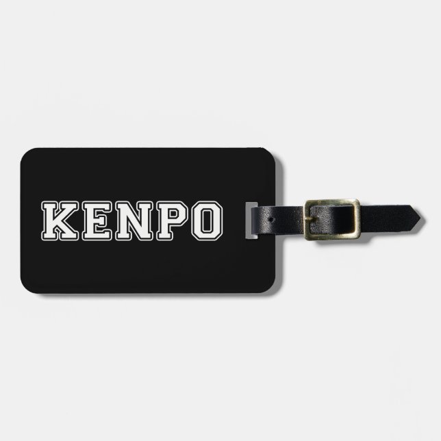 Etiqueta Para Maletas Kenpo (Frente Horizontal)