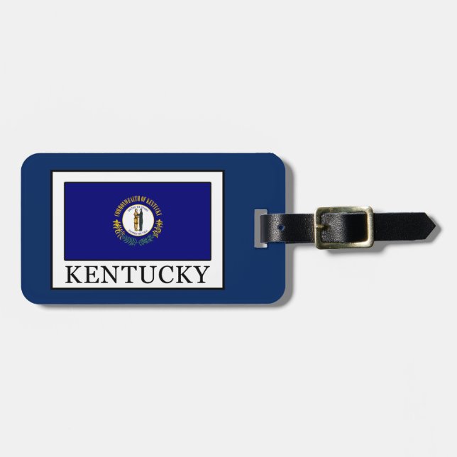 Etiqueta Para Maletas Kentucky (Frente Horizontal)