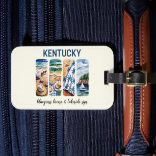 Etiqueta Para Maletas Kentucky - Brisas Bluegrass y Sips Lakeside