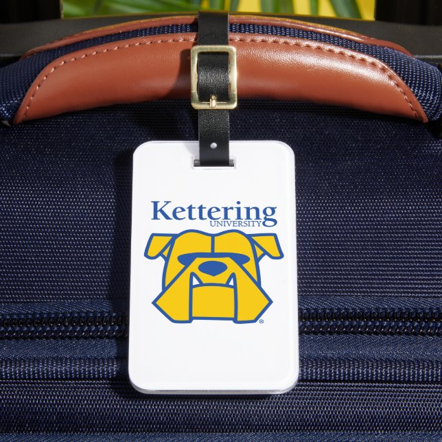 Etiqueta Para Maletas Kettering University Bulldogs (Anverso In situ 2)