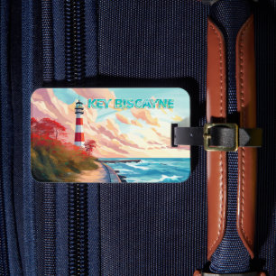 Etiqueta Para Maletas Key Biscayne, Cayos de Florida