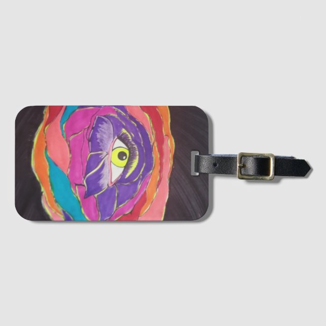 Etiqueta Para Maletas Keychain (Anverso horizontal)