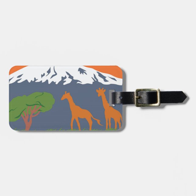 Etiqueta Para Maletas Kilimanjaro (Frente Horizontal)