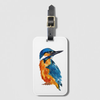 Etiqueta Para Maletas Kingfisher Bird