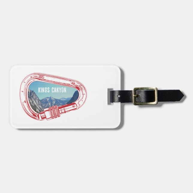 Etiqueta Para Maletas Kings Canyon Climbing Carabiner (Frente Horizontal)