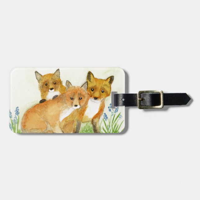 Etiqueta Para Maletas Kits de Fox (Frente Horizontal)