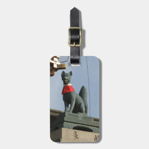 Etiqueta Para Maletas Kitsune キ ツ ネ (Fox) con Jewel en Boca