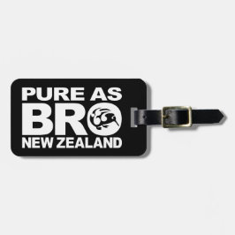 Etiqueta Para Maletas Kiwi, Nueva Zelanda pura