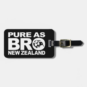 Etiqueta Para Maletas Kiwi, Nueva Zelanda pura