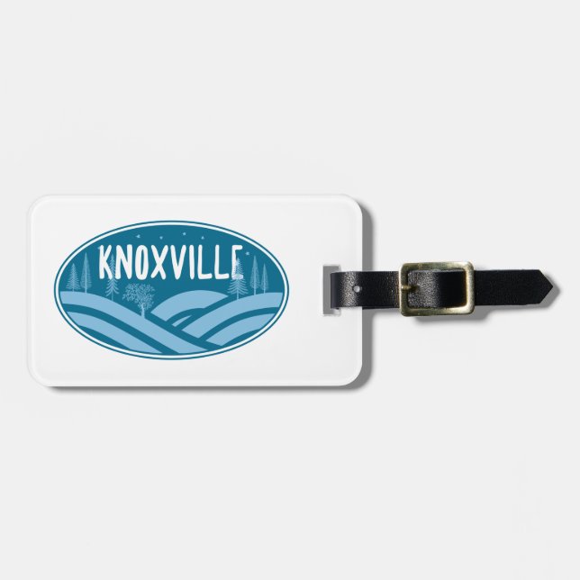 Etiqueta Para Maletas Knoxville Tennessee (Frente Horizontal)