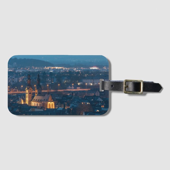 Etiqueta Para Maletas Koblenz Alemania (Anverso horizontal)