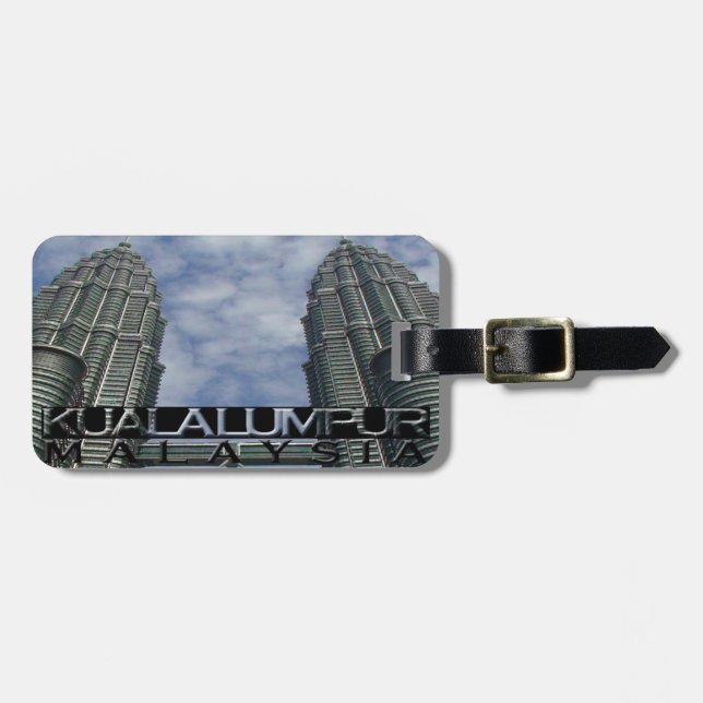 Etiqueta Para Maletas Kuala Lumpur (Frente Horizontal)