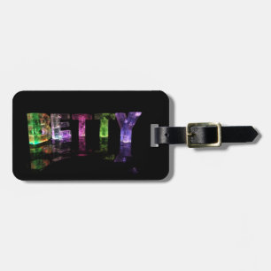 Etiqueta Para Maletas La Betty conocida en las luces 3D