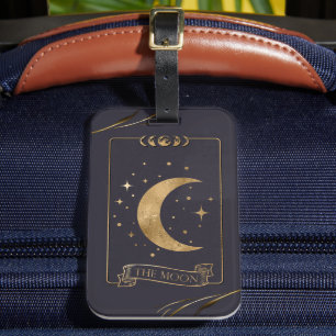 Etiqueta Para Maletas La Carta del Tarot de la Luna