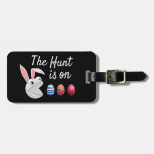 Etiqueta Para Maletas La caza es en la caza de huevos de conejo de Pascu