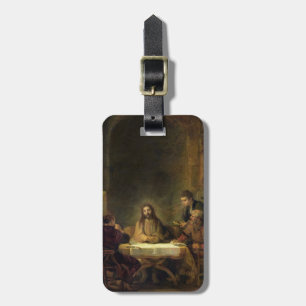 Etiqueta Para Maletas La cena en Emmaus, 1648 (aceite en el panel)
