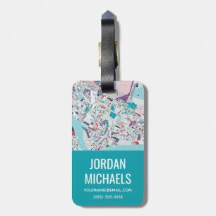 Etiqueta Para Maletas La ciudad de Amsterdam