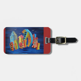 Etiqueta Para Maletas La ciudad flotante