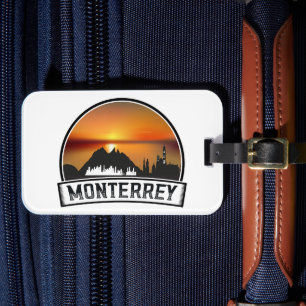 Etiqueta Para Maletas La ciudad solar de Monterrey en México