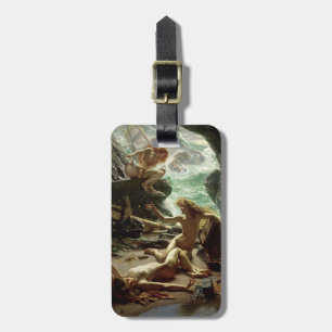 Etiqueta Para Maletas La cueva de la tormenta Nymphs, 1903 (aceite en