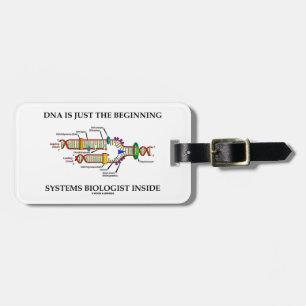 Etiqueta Para Maletas La DNA es apenas el biólogo de los sistemas del
