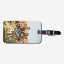 La familia es para siempre una foto Personalizado