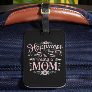 Etiqueta Para Maletas La Felicidad Es Ser Mamá Día de la Madre