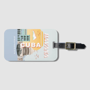 Etiqueta Para Maletas La Habana Cuba Viaje por arte